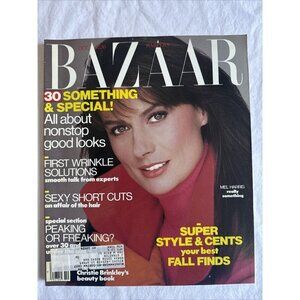 HARPER’S BAZAAR October 1988 -Vanna White, Christie Brinkley, Naomi Campbell